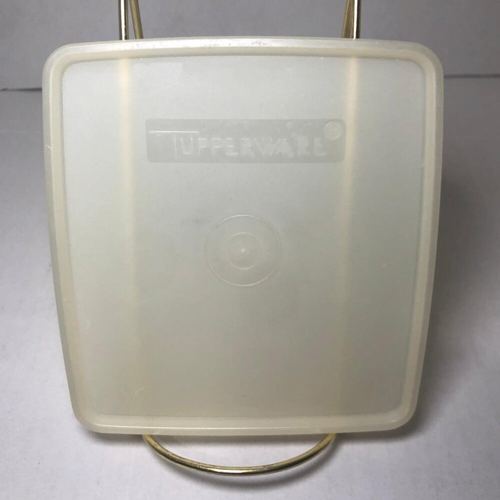 Tupperware Square Sheer Clear Replacement Lid Only 671-38